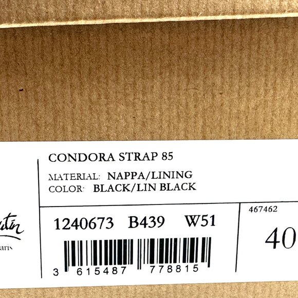 Christian Louboutin CONDORA STRAP 85  Ankle Strap Pumps Sandals Heels Shoes - Picture 16 of 16